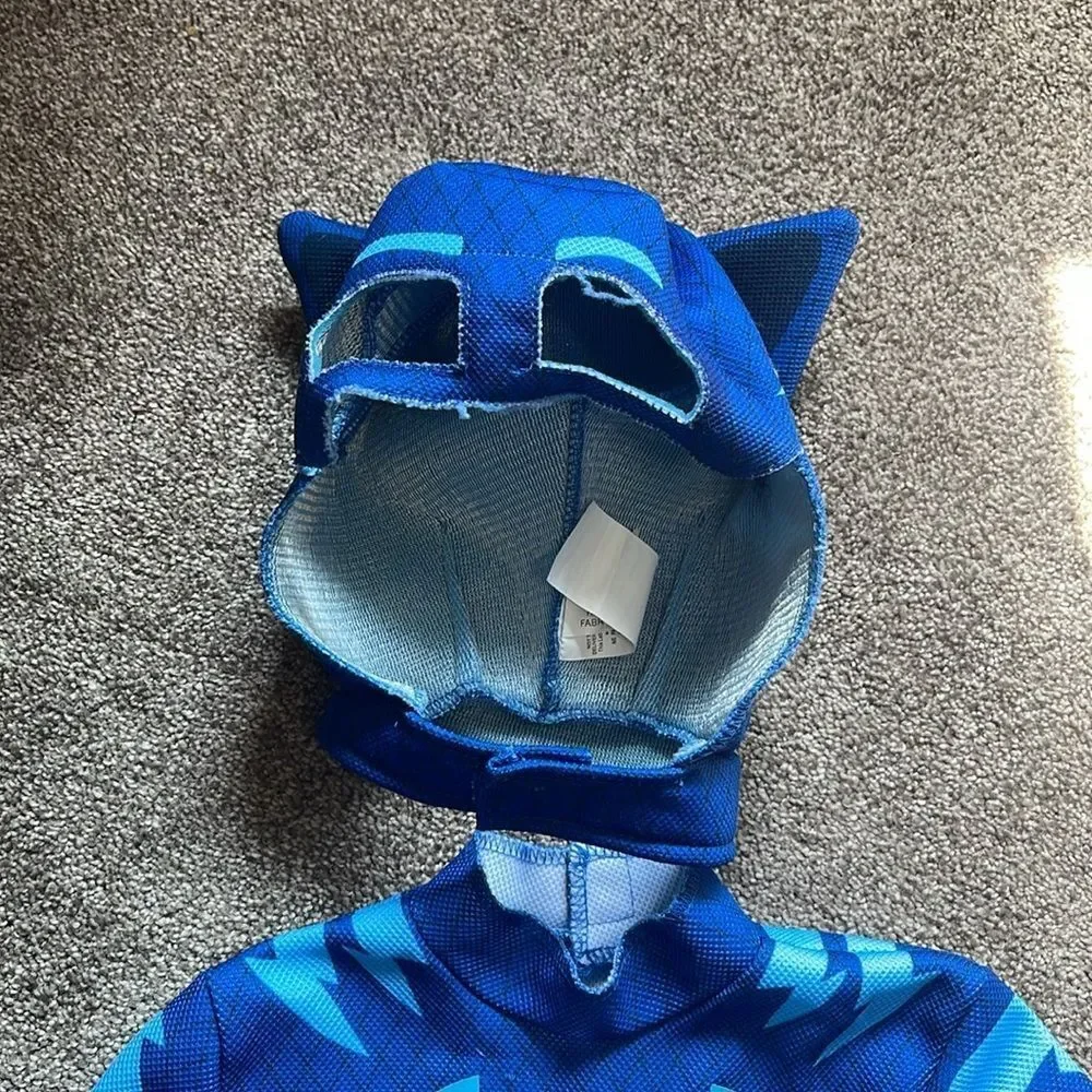 PJ Mask Bundle -Catboy Kids Costume, T-shirt w cape, long sleeve, PJ Masks shoes